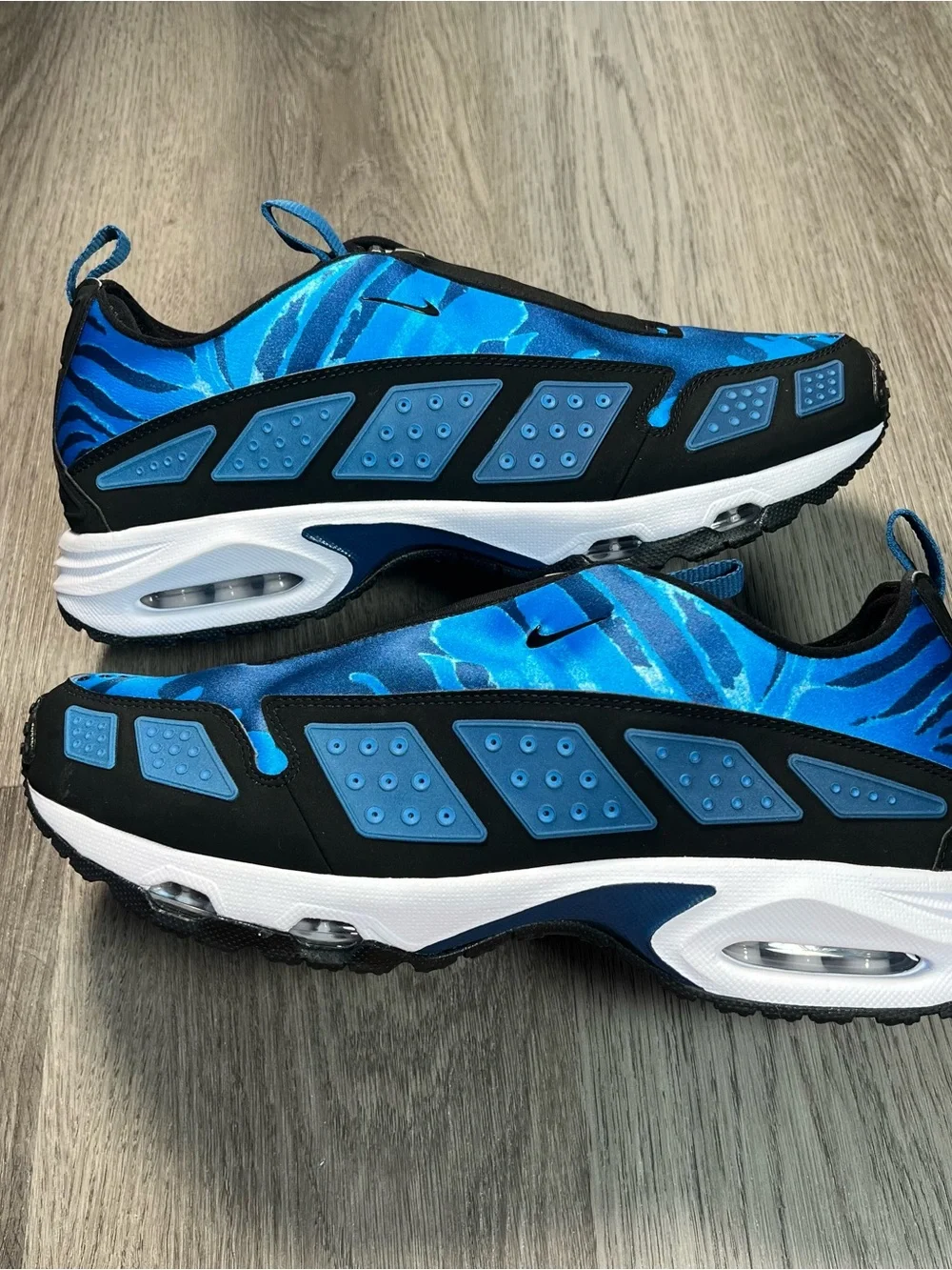 New Nike Air Max Sunder Camo Court Blue Black‎ IB6863-400 Men's Size 11.5 Shoes
